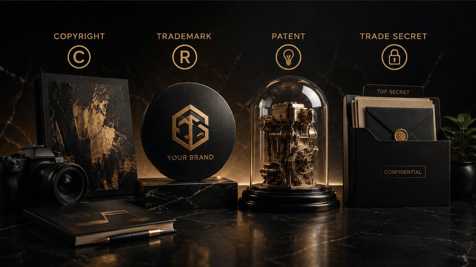 Copyright, Trademark, Patent, Trade Secret: The Four Types of Intellectual Property Every Business Should Know